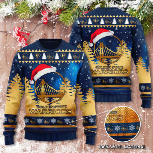 Golden State Warriors 3D Christmas Sweater 2022