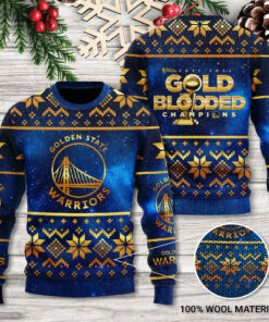 Golden State Warriors Champions 3D Ugly Sweater