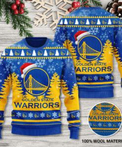 Golden State Warriors Christmas 3D Sweater