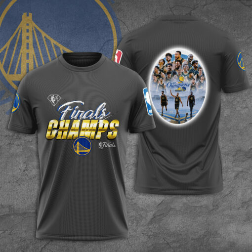 Golden State Warriors T shirt 3D S4 grey