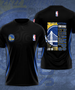 Golden State Warriors T shirt 3D S5 black