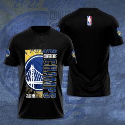 Golden State Warriors T shirt 3D S6 Black