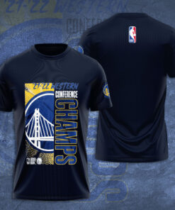 Golden State Warriors T shirt 3D S6 Navy