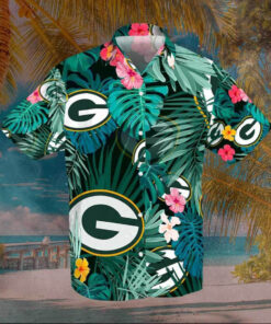 Green Bay Packers 3D Hawaiian Shirt Hawaiian Shorts 01