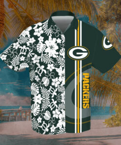 Green Bay Packers 3D Hawaiian Shirt Hawaiian Shorts 03