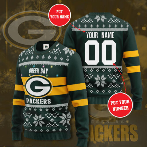 Green Bay Packers 3D sweater 04