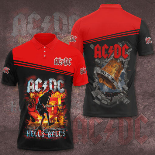Hells Bells ACDC polo shirt