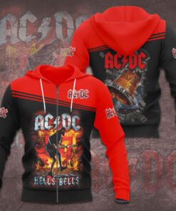 Hells Bells ACDC zip hoodie
