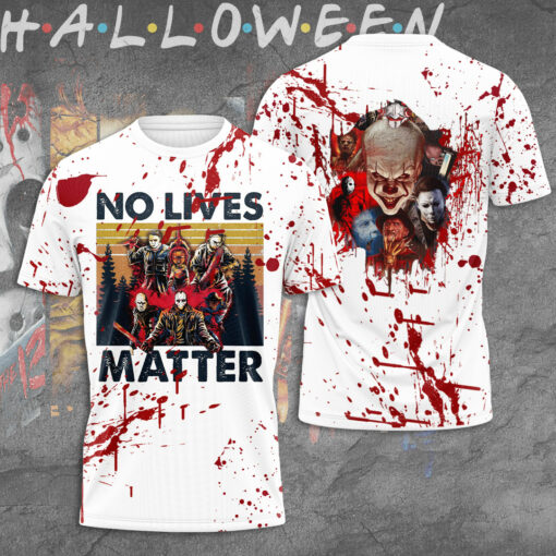 Horror Movies T shirt No lives