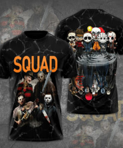 Horror Movies T shirt Squad