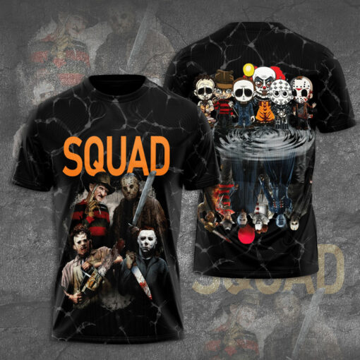 Horror Movies T shirt Squad