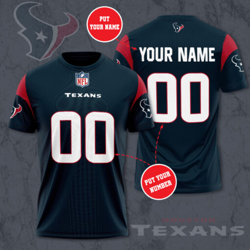 Houston Texans 3D T shirt 01