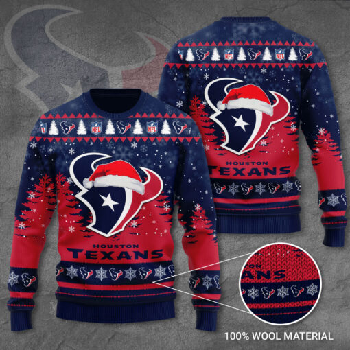 Houston Texans 3D Ugly Sweater