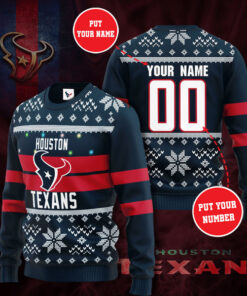 Houston Texans 3D sweater 01