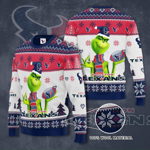 Houston Texans 3D sweater 02