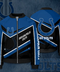 Indianapolis Colts 3D Bomber Jacket 03