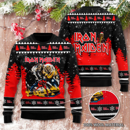 Iron Maiden Christmas 3D Sweater 2022
