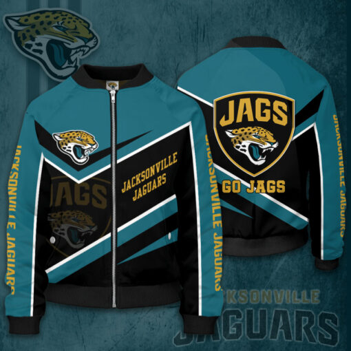 Jacksonville Jaguars 3D Bomber Jacket 03