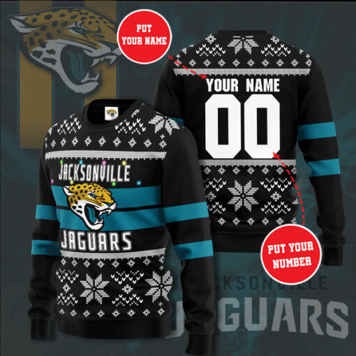 Jacksonville Jaguars 3D sweater 01