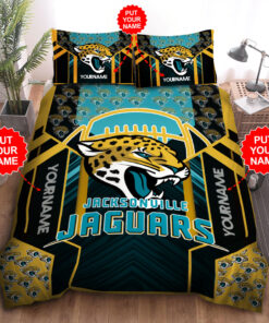 Jacksonville Jaguars bedding set 01