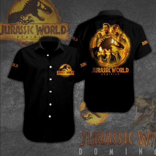 Jurassic World Dominion 3D Sleeve Dress Shirt
