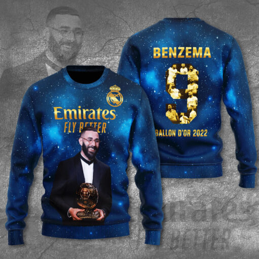 Karim Benzema 3D Sweatshirt
