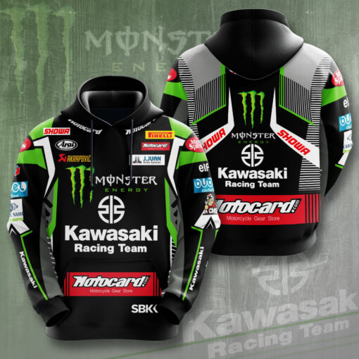 Kawasaki Racing Team 3D Apparels S10 Hoodie