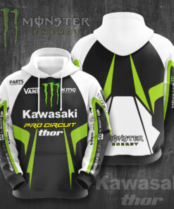 Kawasaki Racing Team 3D Apparels S11 Hoodie