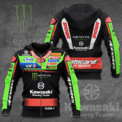 Kawasaki Racing Team 3D Apparels S3 Zip Hoodie