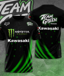 Kawasaki Racing Team 3D T shirt S2