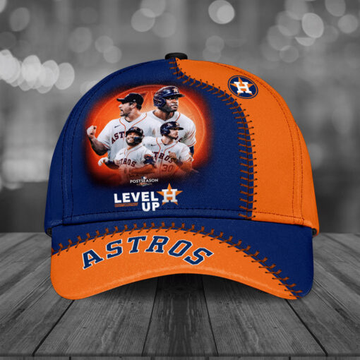 Level Up Houston Astros Cap Custom Hat 01