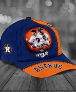 Level Up Houston Astros Cap Custom Hat 03