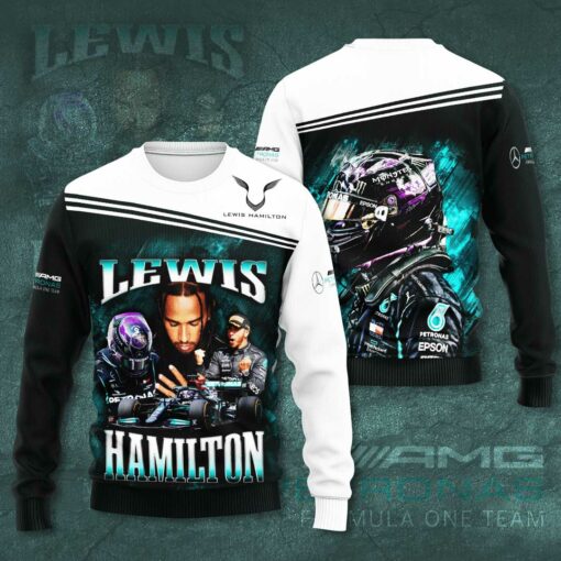 Lewis Hamilton Mercedes AMG Petronas F1 Team 3D Apparels S41 Sweatshirt
