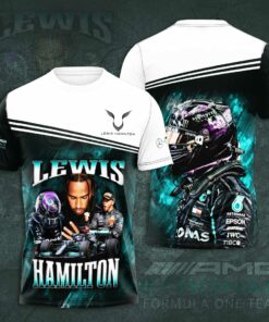 Lewis Hamilton Mercedes AMG Petronas F1 Team 3D Apparels S41 T shirt