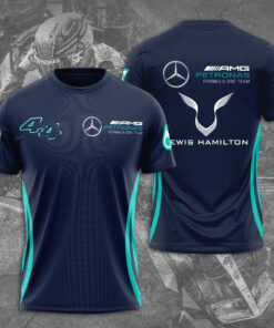 Lewis Hamilton Navy T shirt WOAHTEE16523S3