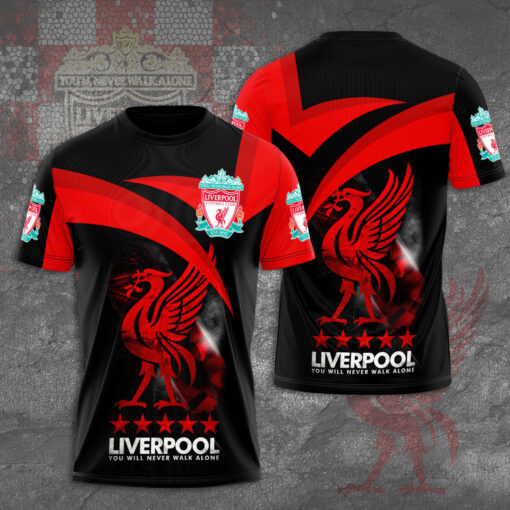 Liverpool 3D T shirt UEFA Champions League