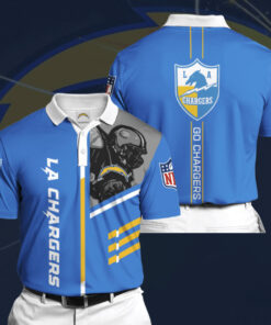 Los Angeles Chargers 3D Polo 01