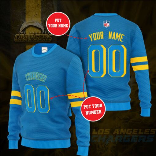 Los Angeles Chargers 3D Sweatshirt 04