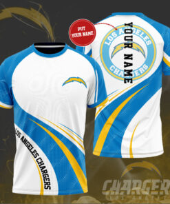 Los Angeles Chargers 3D T shirt 02