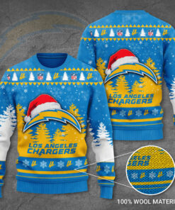 Los Angeles Chargers 3D Ugly Sweater