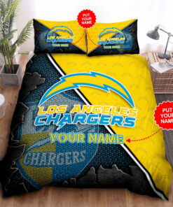 Los Angeles Chargers bedding set 01