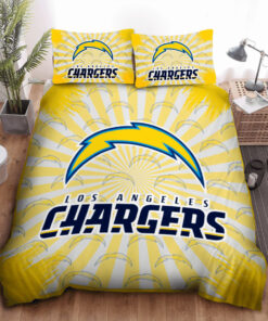Los Angeles Chargers bedding set 02