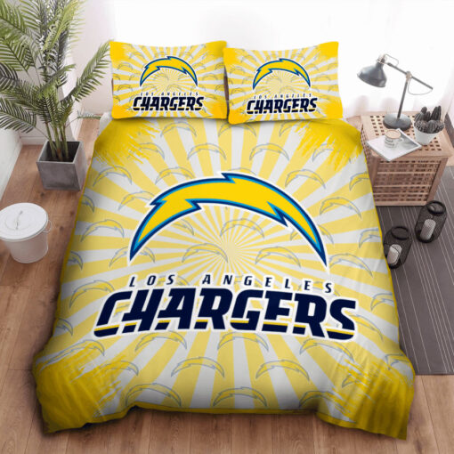 Los Angeles Chargers bedding set 02