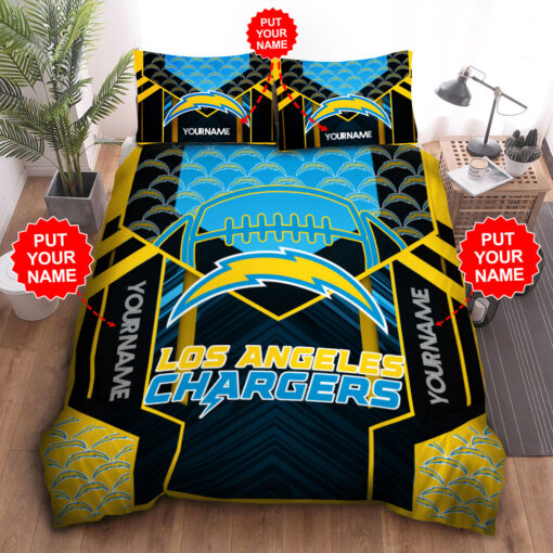 Los Angeles Chargers bedding set 03
