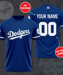 Los Angeles Dodgers 3D T shirt 03