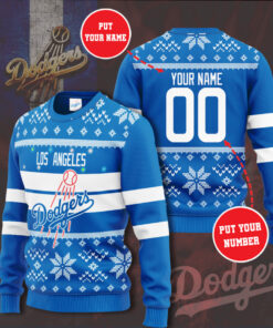 Los Angeles Dodgers 3D sweater