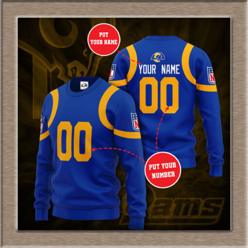 Los Angeles Rams 3D Sweatshirt 02