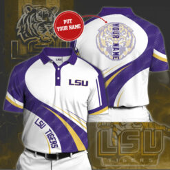 Lsu Tigers 3D Polo 01