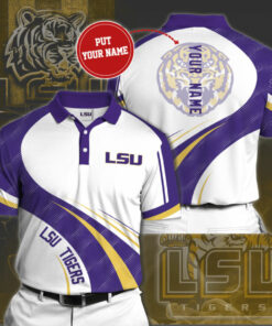 Lsu Tigers 3D Polo 01
