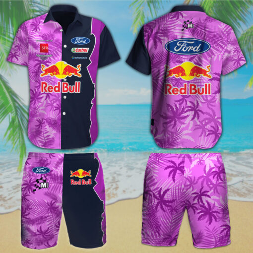 M Sport Ford World Rally Team 3D Hawaiian Shirt Hawaiian Shorts 01